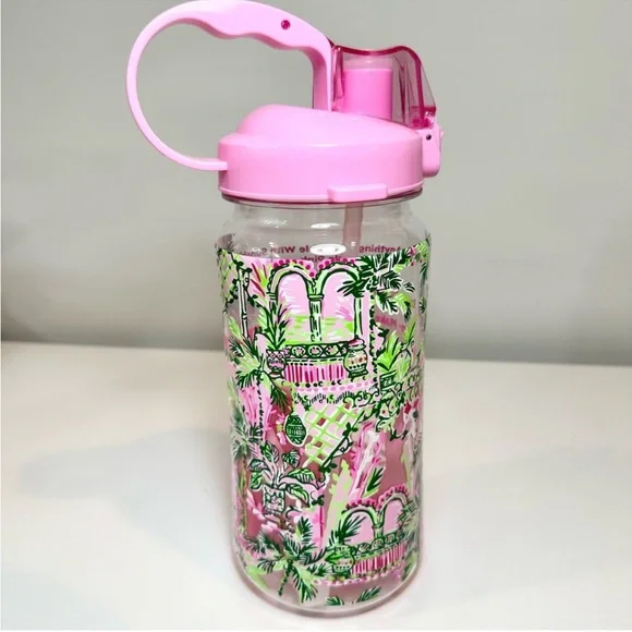 Lilly Pulitzer 1.5 Liter Water Bottle Mandevilla Baby Always Worth It - Picture 3 of 9